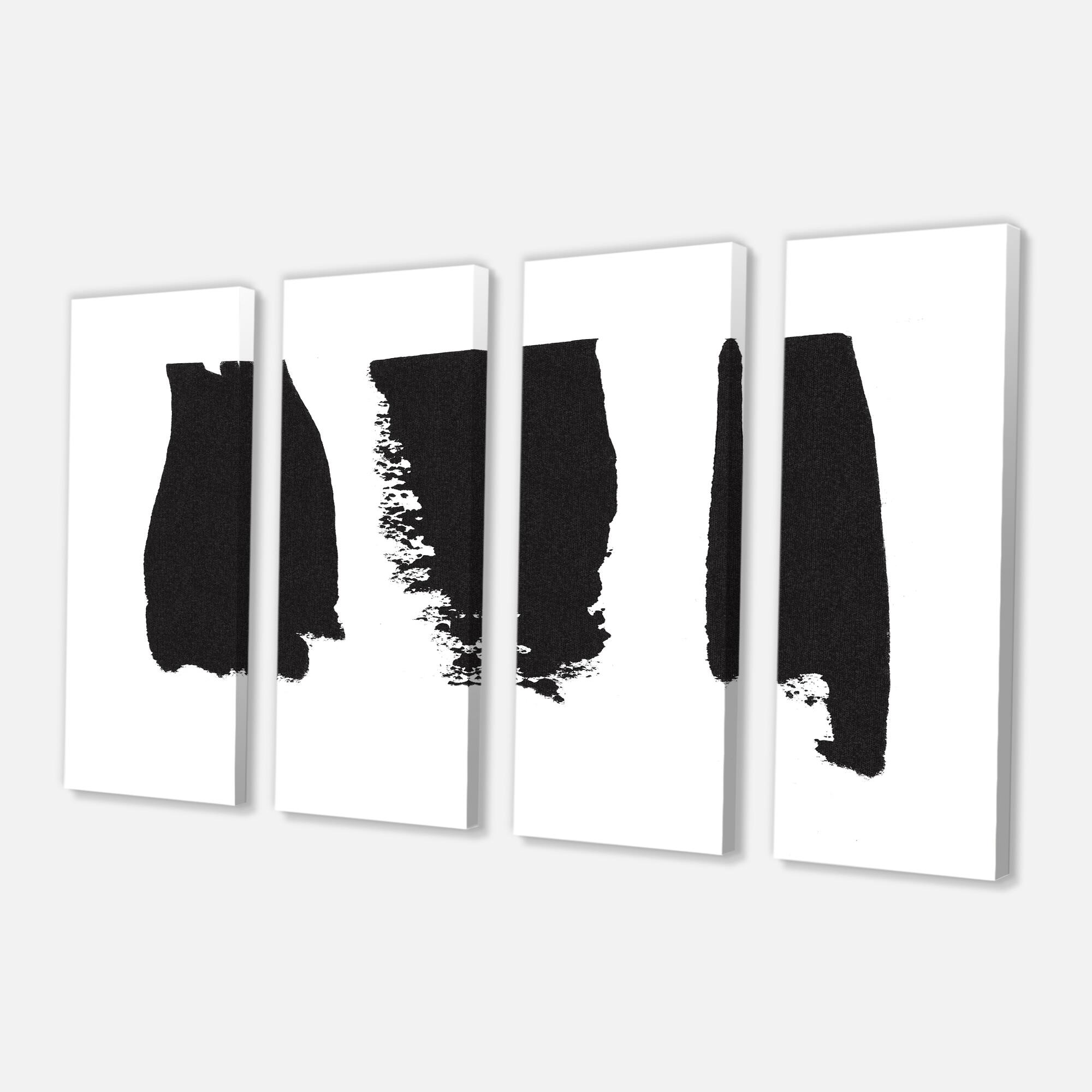 Designart - Black and White Geometric Company II